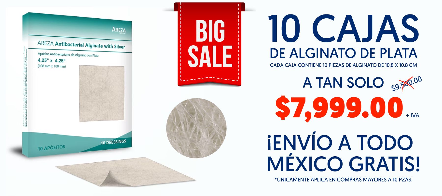 Alginato Con Plata - Oferta Areza Medical - DAQ