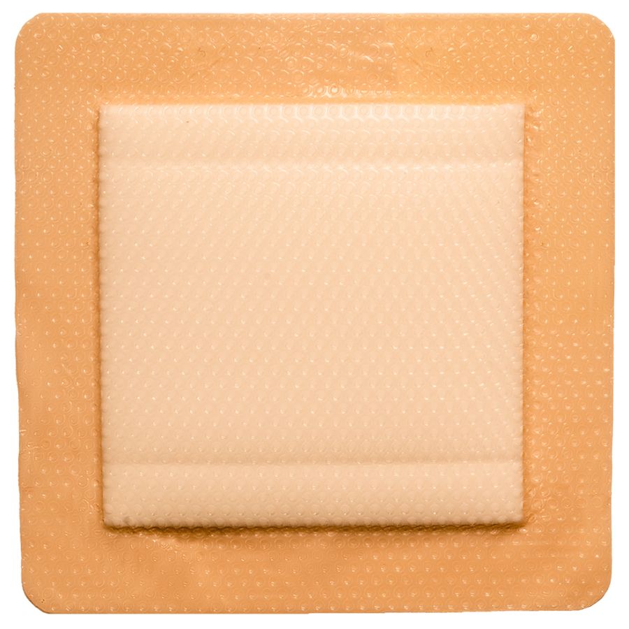 Apósito De Foam De Silicona Ultra-absorbente Con Borde Adhesivo 15cm x 15cm Areza - DAQ Distribuidora de Apósitos